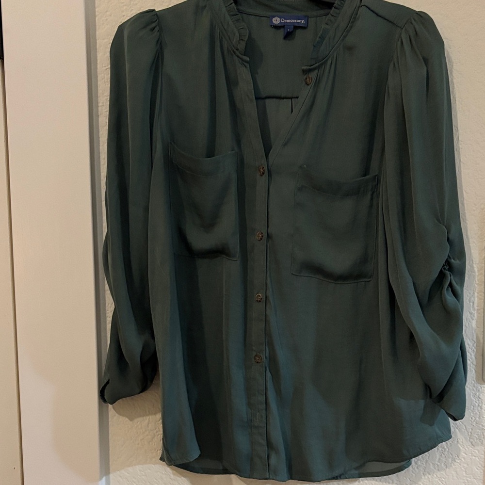 Women's Green Blouse